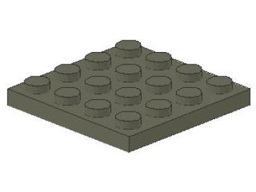 Lego Platte 4 x 4 (3031) dunkel grau