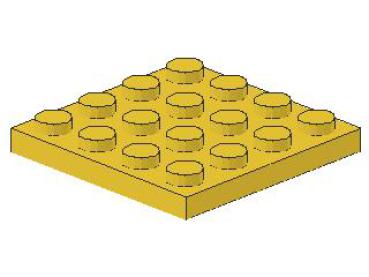 Lego Plate 4 x 4 (3031) yellow