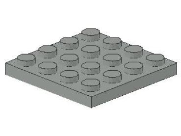Lego Platte 4 x 4 (3031) hellgrau