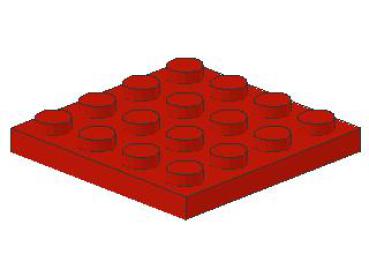 Lego Platte 4 x 4 (3031) rot