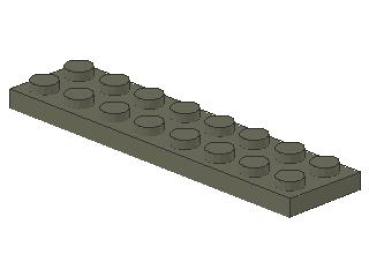 Lego Platte 2 x 8 (3034) dunkelgrau