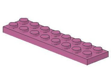 Lego Platte 2 x 8 (3034) dunkel pink
