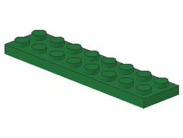 Lego Platte 2 x 8 (3034) grün
