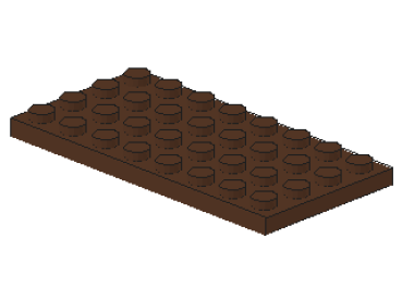 Lego Platte 4 x 8 (3035) braun