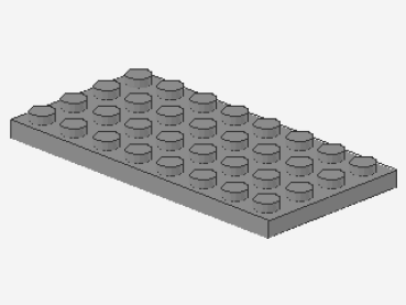 Lego Platte 4 x 8 (3035) hell bläulich grau