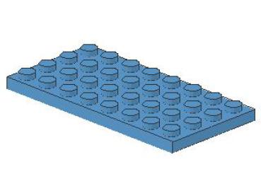 Lego Platte 4 x 8 (3035) mittel blau