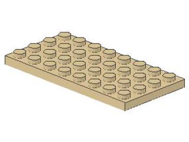 Lego Platte 4 x 8 (3035) tan