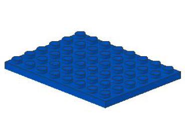 Lego Platte 6 x 8 (3036) blau