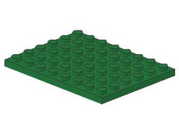 Lego Platte 6 x 8 (3036) grün
