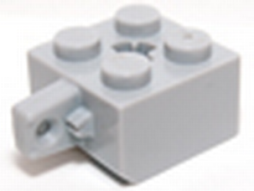 Lego Hinge Brick 2 x 2 (30389c) light bluish gray