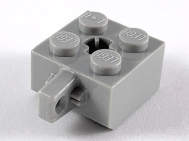 Lego Hinge Brick 2 x 2 (30389c) light gray