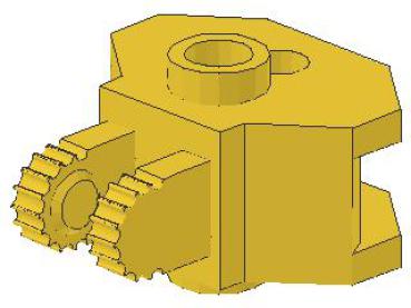 Lego Hinge 1 x 2 (30396) yellow