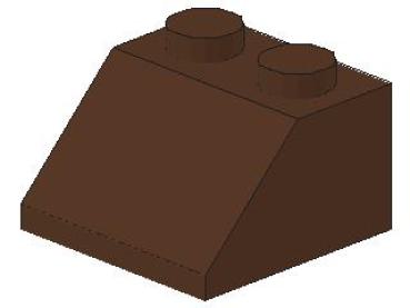 Lego Slope Stone 45° 2 x 2 x 1 (3039) brown