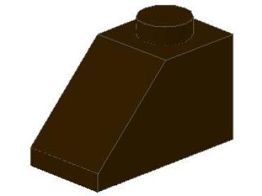 Lego Slope Stone 45° 2 x 1 x 1 (3040) dark brown