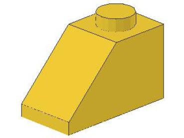 Lego Slope Stone 45° 2 x 1 x 1 (3040) yellow