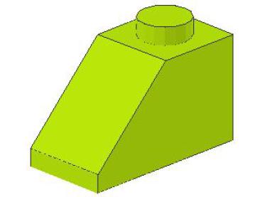 Lego Slope Stone 45° 2 x 1 x 1 (3040) lime