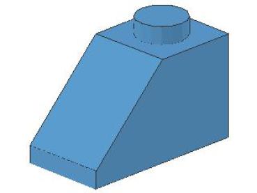 Lego Slope Stone 45° 2 x 1 x 1 (3040) medium Blue