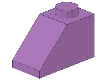 Lego Slope Stone 45° 2 x 1 x 1 (3040) medium lavender