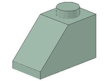 Lego Slope Stone 45° 2 x 1 x 1 (3040) sand green