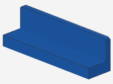 Lego Paneel 1 x 4 x 1 (30413) blau