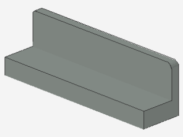 Lego Paneel 1 x 4 x 1 (30413) hell grau