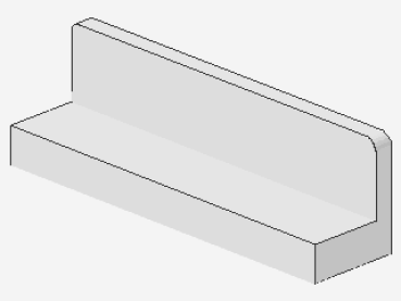 Lego Paneel 1 x 4 x 1 (30413) weiß