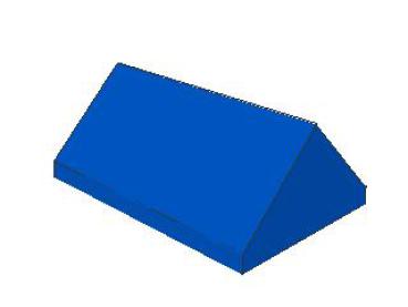 Lego Slope Stone 45° 2 x 3 x 1 (3042) blue