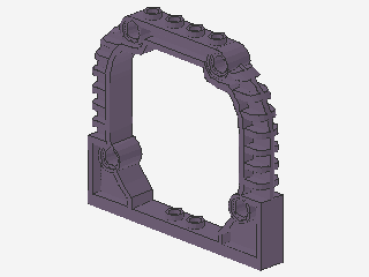 Lego Brick, Arch 1 x 8 x 6 (30528) sand purple