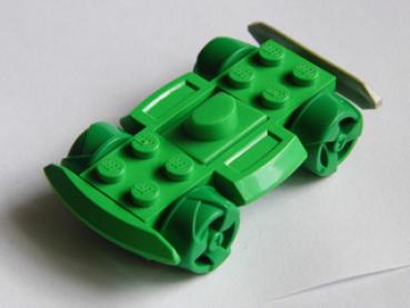 Lego Vehicle Base Racer 4 x 6 (30558c04) bright green