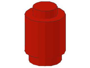 Lego Stein, rund 1 x 1 x 1 (3062a) rot