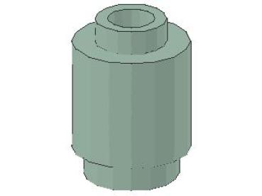 Lego Brick, round 1 x 1 x 1 (3062b) sand green