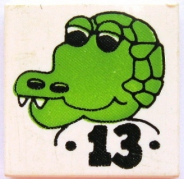 Lego Tile 2 x 2, decorated (3068pb2421)