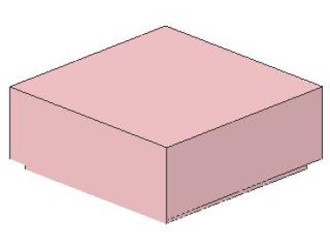 Lego Fliese 1 x 1 (3070b) mit Nut, leuchtend pink