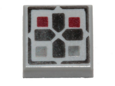 Lego Tile 1 x 1, decorated (3070bpb096)