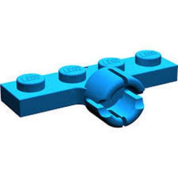 Lego Platte, modifiziert 1 x 4 (3183b) blau