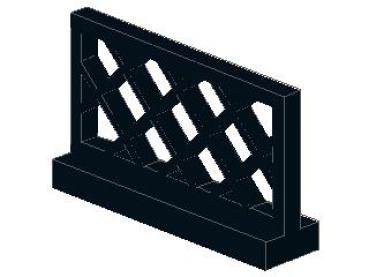 Lego Fence 1 x 4 x 2 (3185) black