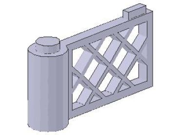 Lego Gate 1 x 4 x 2 (3186) light violet