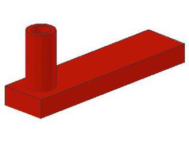 Lego Torbasis 1 x 4 x 2 (3187) rot