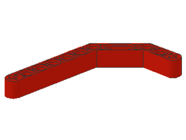 Lego Technic Liftarm 1 x 11.5 (32009) verbogen, rot