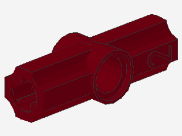 Lego Technic Achs und Pinverbinder (32034) dunkel rot