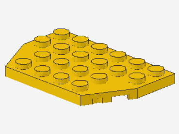 Lego Keilplatte 4 x 6 (32059) gelb