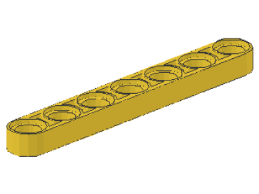 Lego Technic Liftarm 1 x 7 (32065) thin, yellow