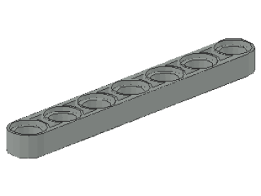 Lego Technic Liftarm 1 x 7 (32065) thin, light gray