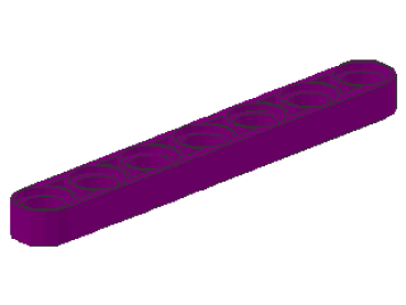 Lego Technic Liftarm 1 x 7 32065) thin, purple
