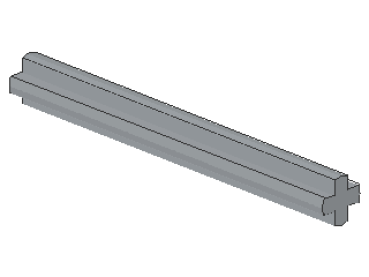 Lego Technic Axle 5L (32073) light bluish grey