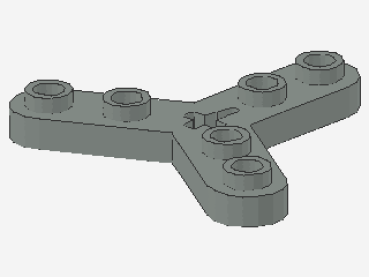 Lego Technic Plate Rotor (32125) light gray