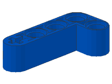 Lego Technic Liftarm 2 x 4 (32140) L-Form, blau