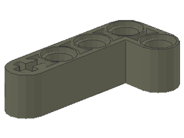 Lego Technic Liftarm 2 x 4 (32140) L-shape, dark gray