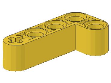 Lego Technic Liftarm 2 x 4 (32140) L-Form, gelb