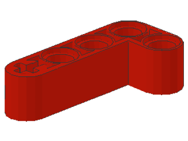 Lego Technic Liftarm 2 x 4 (32140) L-Form, rot